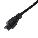 Akyga Power Cord AK-NB-01A for notebooks IEC C5 250V/50Hz 1,5m Czarny CEE7/7 C5 panel