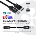 CLUB3D DisplayPort 1.4 HBR3 Cable 2m/6.56ft M/M 8K60Hz