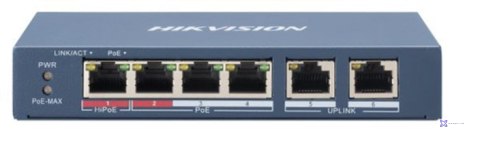 SWITCH POE HIKVISION DS-3E0106HP-E 6-PORTOWY