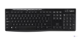 Logitech K270 klawiatura RF Wireless QWERTY Czarny