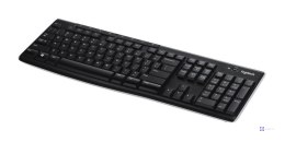 Logitech K270 klawiatura RF Wireless QWERTY Czarny