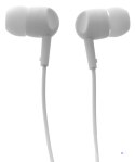 SŁUCHAWKI dokanałowe THOMSON EAR3005W z mikrofonem białe jack