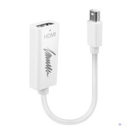 Lindy 41719 adapter kablowy Mini DisplayPort HDMI Biały