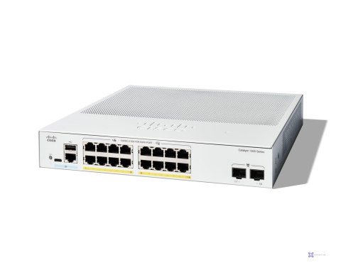 Cisco C1300-16FP-2G łącza sieciowe Zarządzany L2/L3 Gigabit Ethernet (10/100/1000) Biały