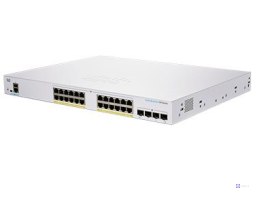 Cisco CBS350-24P-4X-EU łącza sieciowe Zarządzany L2/L3 Gigabit Ethernet (10/100/1000) Srebrny