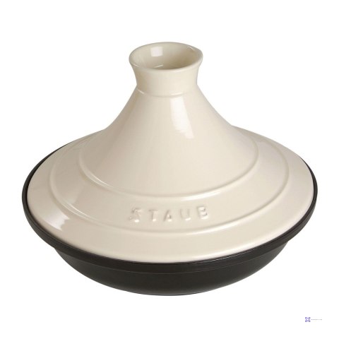 Naczynie do Tajine Staub - 28 cm, Beżowo-czarny