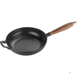 Patelnia żeliwna z drewnianym uchwytem Staub - 24 cm