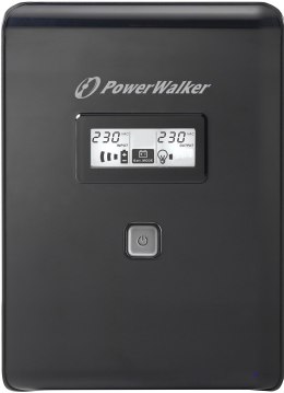 PowerWalker VI 2000 LCD 2 kVA 1200 W 2 x gniazdo sieciowe