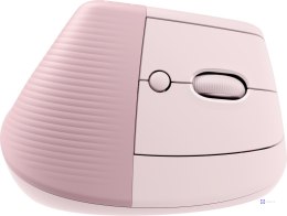 Pionowa mysz ergonomiczna Logitech Lift (różowa)