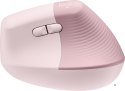 Pionowa mysz ergonomiczna Logitech Lift (różowa)