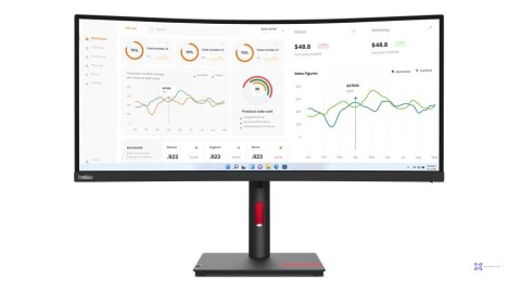 Lenovo ThinkVision T34w-30 34"VA 60Hz 350nits AG HDMI DP USB Raven Black 3Y