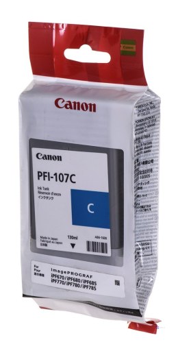 Canon PFI-107C Oryginalny Ciemnoniebieski 1 szt.