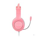 KRUGER & MATZ SŁUCHAWKI NAUSZNE GAMER KIDS PINK