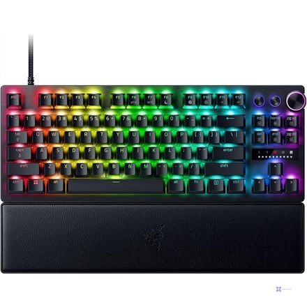 Razer | Klawiatura do gier | Huntsman V3 Pro bez klawiatury numerycznej | Klawiatura do gier | Przewodowe | Skandynawski | Czarn