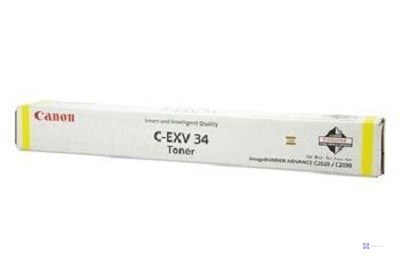 Canon Toner C-EXV34 (3785B002) Yellow, Wydajność 19000 stron.