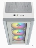 Corsair iCUE 4000X RGB Midi Tower Biały