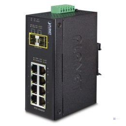 Planet IGS-1020TF łącza sieciowe Nie zarządzany Gigabit Ethernet (10/100/1000) Czarny