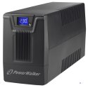 PowerWalker VI 600 SCL FR Technologia line-interactive 0,6 kVA 360 W 2 x gniazdo sieciowe