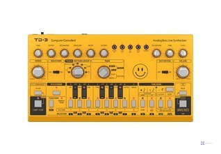 Behringer TD-3-AM Syntezator linii basowej żółty