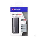 VERBATIM DYSK ZEWNĘTRZNY SSD VX500 240GB USB-C 3.1 47442