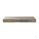 Tenda TEF1126P-24-250W Fast Ethernet (10/100) Obsługa PoE 1U Szary