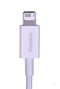 BASEUS KABEL SUPERIOR SERIES, 2.4A, 1M (BIAŁY)