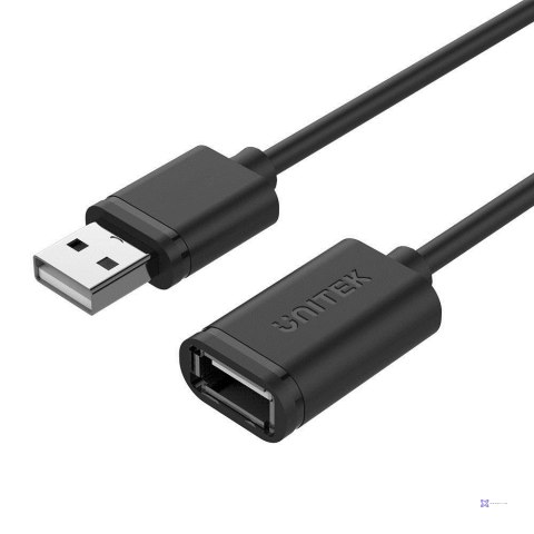 UNITEK PRZEDŁUŻACZ USB 2.0, AM-AF, 2M, Y-C450GBK