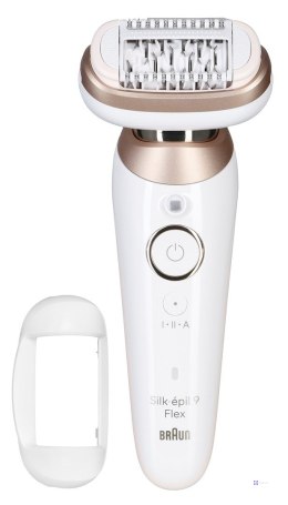 Depilator IPL BRAUN Silk-epil 9-011 3D, praca na sucho i mokro, Biały, Złoto