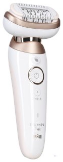 Depilator IPL BRAUN Silk-epil 9-011 3D, praca na sucho i mokro, Biały, Złoto