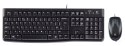 Zestaw klawiatura + mysz membranowa Logitech MK120 920-002563 (USB 2.0; (US); kolor czarny; optyczna)