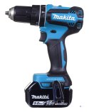 Makita DHP485RTJ wiertło 28500 RPM Zamek centralny 1,5 kg Czarny, Niebieski