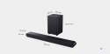 Soundbar TCL S643WE 3.1 240 W czarny