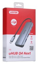 UNITEK HUB USB-C H1107Q; USB-A x2, USB-C x2