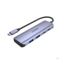 UNITEK HUB USB-C H1107Q; USB-A x2, USB-C x2