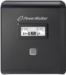 PowerWalker VI 1000 LCD 1 kVA 600 W 4 x gniazdo sieciowe