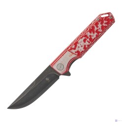 Nóż Womsi Wasp Red-White G10 S90V