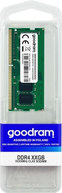 Pamięć RAM GoodRam GR2400S464L17S/4G (DDR4 SO-DIMM; 1 x 4 GB; 2400 MHz; CL17)