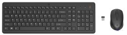 Zestaw klawiatura + mysz HP 330 Wireless Mouse and Keyboard Combo czarne 2V9E6AA