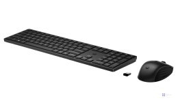 Zestaw klawiatura + mysz HP 650 Wireless Keyboard and Mouse Combo bezprzewodowe czarne 4R013AA