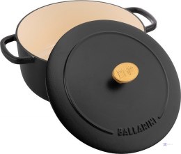 Garnek żeliwny okrągły BALLARINI BELLAMONTE 75003-542-0 - 5,5 ltr czarny