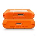 LaCie Rugged Mini zewnętrzny dysk twarde 2 TB 5400 RPM Micro-USB B 3.2 Gen 1 (3.1 Gen 1) Pomarańczowy, Srebrny