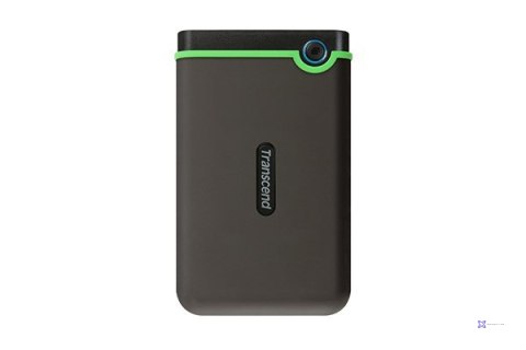 Transcend StoreJet 25M3C zewnętrzny dysk twarde 2 TB 2.5" USB Type-C 3.2 Gen 1 (3.1 Gen 1) Czarny, Zielony