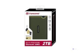 Transcend StoreJet 25M3G zewnętrzny dysk twarde 2 TB 2.5