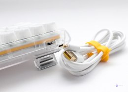 Ducky One 3 Aura White Mini Gat B Kan US klawiatura Gaming USB QWERTY Amerykański międzynarodowy Biały