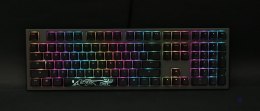 Ducky Shine 7 klawiatura Gaming USB Niemiecki Czarny, Szary