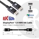 CLUB3D DisplayPort 1.4 HBR3 8K 28AWG Cable M/M 3m /9.84ft