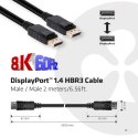 CLUB3D DisplayPort 1.4 HBR3 Cable 2m/6.56ft M/M 8K60Hz