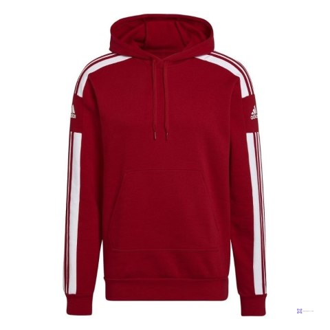 Bluza męska adidas Squadra 21 Sweat Hoody czerwona HC6282 2XL