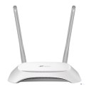 TP-Link TL-WR840N router bezprzewodowy Fast Ethernet Jedna częstotliwości (2,4 GHz) Szary, Biały