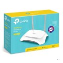 TP-Link TL-WR840N router bezprzewodowy Fast Ethernet Jedna częstotliwości (2,4 GHz) Szary, Biały